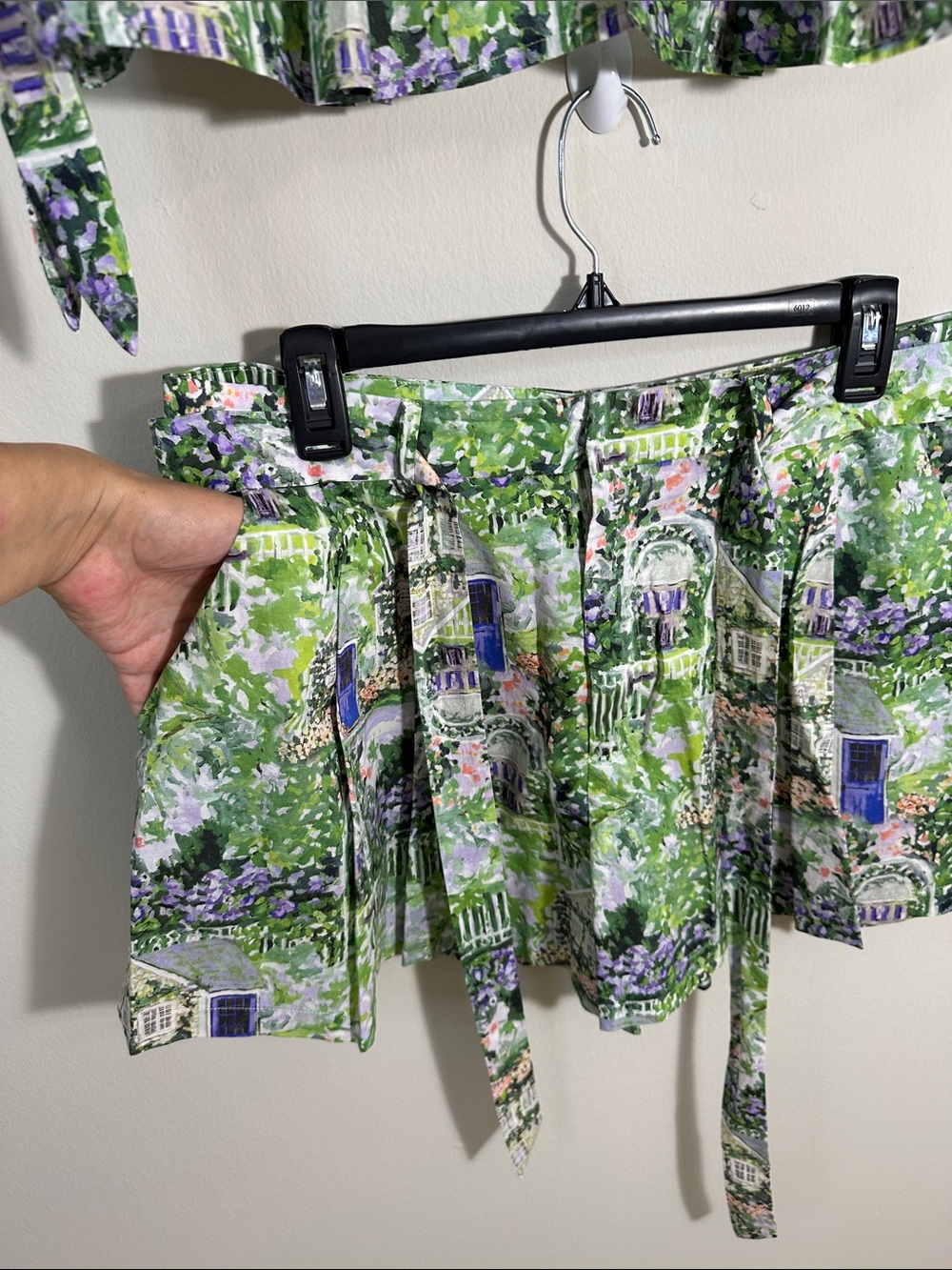 En Saison Green Floral Mini Dress Set - Picture 8 of 11